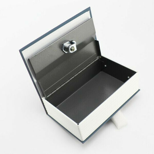 ACP The New English Dictionary Book Safe with Lock Blue 24x15x5.5cm
