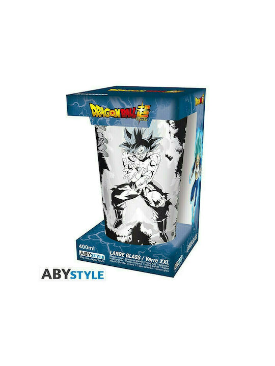 Abysse Dragon Ball - Goku Vegeta Glass made of Glass in Black Color 400ml 1pcs