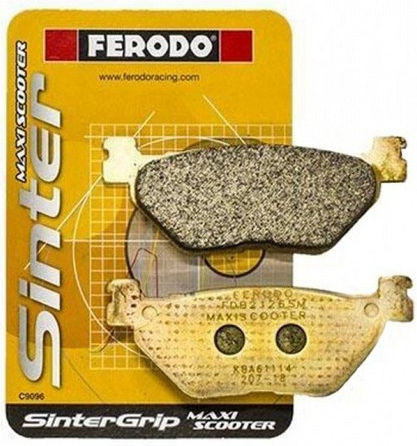 Ferodo Motorcycle Brake Pads Platinum Semi-Metallic Rear Pads Yamaha TMAX 500 Majesty 400 for Yamaha T-MAX 500 YP 400 Majesty