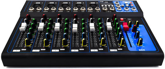Andowl Q-7L Q-7L Analog Console 7 Channels with Phantom Power & 5 XLR Inputs & Bluetooth