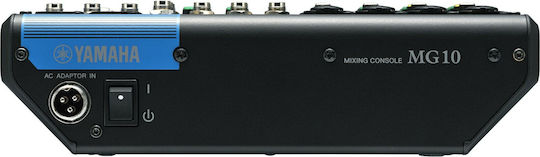 Yamaha MG-10 H020.00084 Consolă Analogică 10 Canale cu Putere fantomă & 4 Intrări XLR