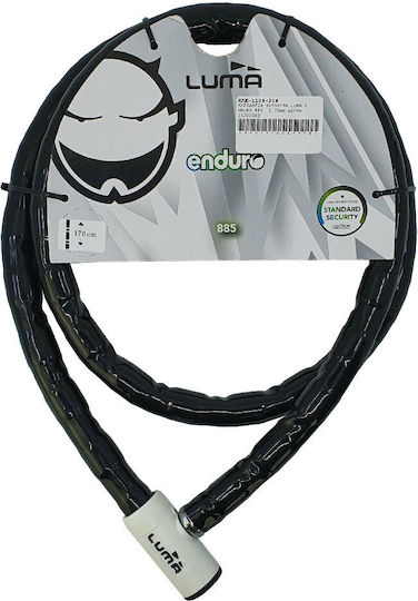 Luma Enduro 885 100cm Motorcycle Chain Lock Motorcycle Chain Lock with 25mm Pin in Black