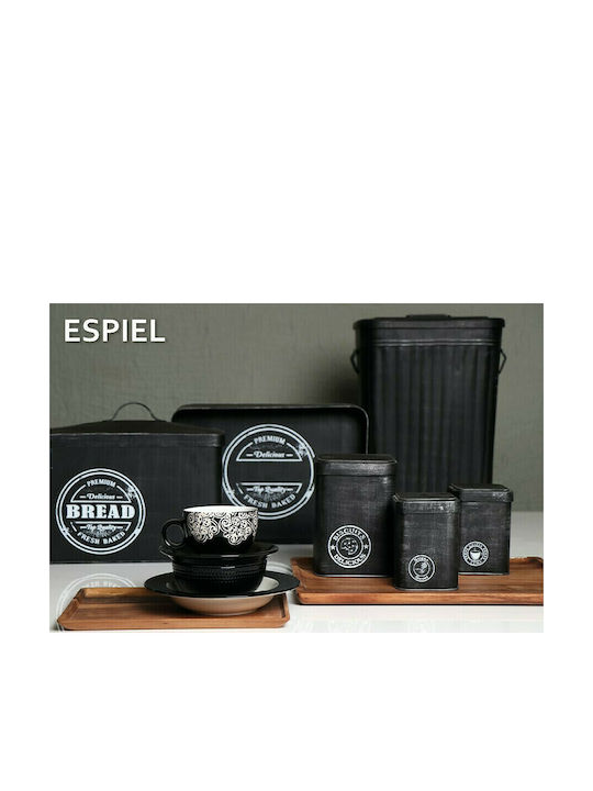 Espiel Vienna Φλιτζάνι Cappuccino από Πορσελάνη Black 280ml