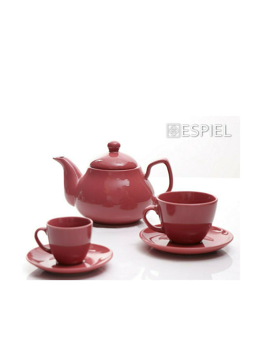 Espiel Essentials Φλιτζάνι Cappuccino Κεραμικό Pomegranate 350ml