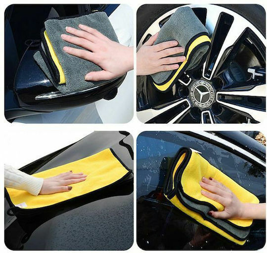 Powertech Cloth Microfiber Drying Car Yellow 60x30cm