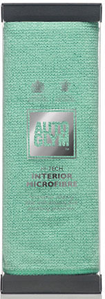 AutoGlym Hi-Tech Interior Cloth Microfiber Cleaning for Interior Plastics - Dashboard Car Green