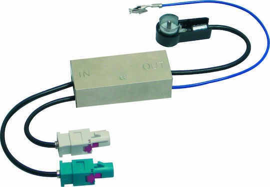 Phonocar Autoantennenadapter mit Verstärker für Auto / Citroen / Peugeot / Sitz / Skoda / VW