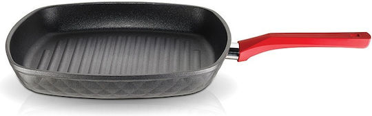 Pyramis Red Diamond 28cm Grill Aluminium mit Antihaftbeschichtung