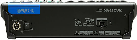 Yamaha MG-12-XUK USB H020.00095 Consolă Analogică 12 Canale cu Putere fantomă & 6 Intrări XLR