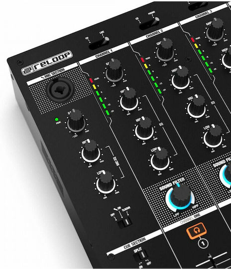 Reloop RMX-44 BT Ψηφιακή Κονσόλα 4.0 Καναλιών / 1 Εισόδο XLR & Bluetooth