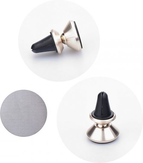 Airevent Magnetic Holder Gold Car Mobile Mount with Magnet Gold