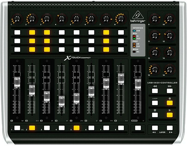 Behringer Midi Interface X-Touch Compact Black | Skroutz Romania