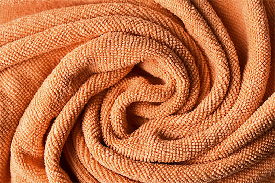 Cartech Special Orange Cloth Microfiber Cleaning for Windows Car 300gsm Orange 60x40cm