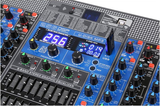 Power Dynamics PDM-S1604 172.626 Αναλογική Κονσόλα 16 Καναλιών με Phantom Power & 10 Εισόδους XLR & Bluetooth