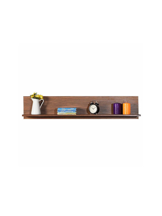 Shelf Wall Raf 11 Walnut 120x20x25cm