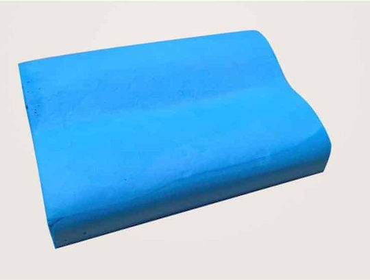 Amve Watergel Anatomic Μαξιλάρι Αυχένα με Memory Foam 40x50x12.5cm σε Μπλε χρώμα