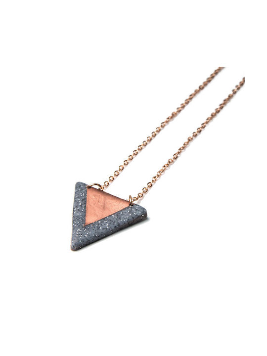 The Triangle necklace (ατσάλι)