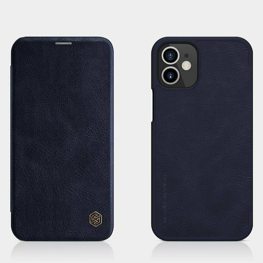 Nillkin Qin Buchen Sie Synthetisches Leder Schwarz (iPhone 12 mini)