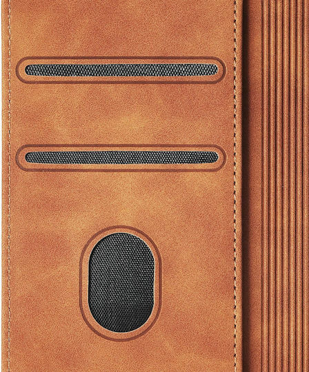 Bodycell PU Leather Книга Изкуствена кожа Кафяв (Galaxy S20 FE)