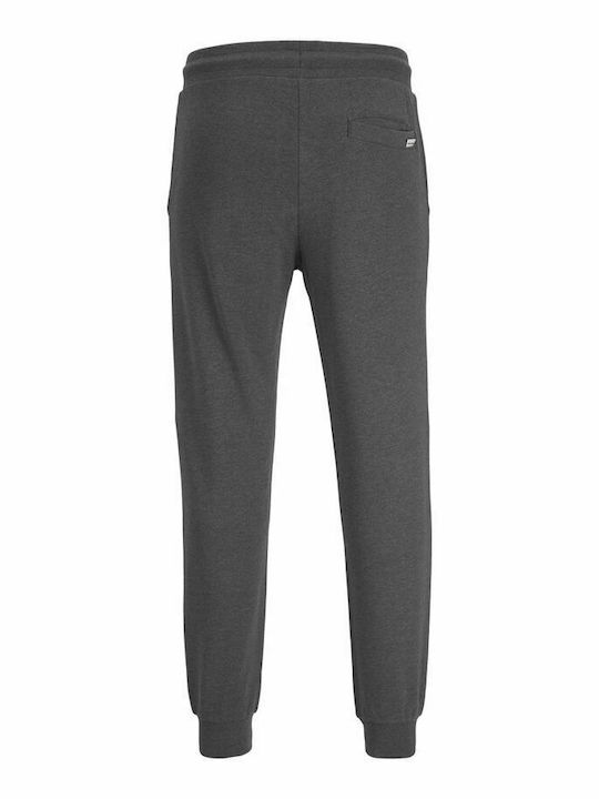 Gordon Sweatpants with Elastic Dark Grey Melange