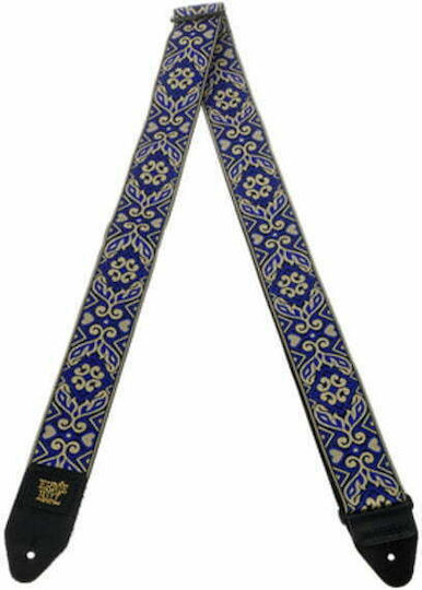 Ernie Ball Jacquard Guitar Strap Strap for Guitar Blue