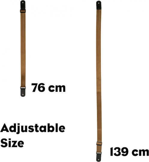 Cascha HH2203 Gurt für Ukulele Braun