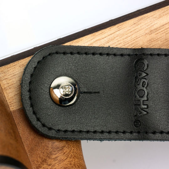 Cascha HH2203 Gurt für Ukulele Braun