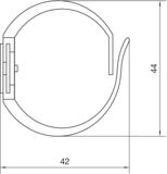 Hager Tehalit VK-Flex Kabelkanal mit Aufkleber aus Kunststoff Gray 5m