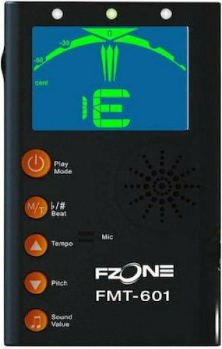 FZone Chromatisch Tuner / Metronom FMT-601 in Schwarz Farbe