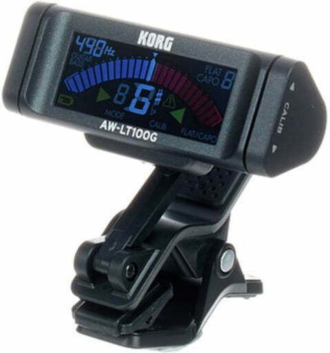 Korg Χρωματικό Κουρδιστήρι AW-LT100G σε Μαύρο Χρώμα
