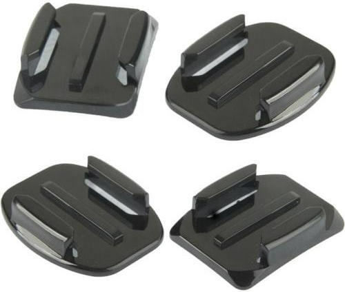 2 Επίπεδες & 2 Κυρτές Αυτοκόλλητες Βάσεις for GoPro