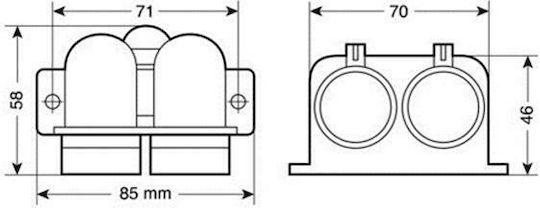 Lampa Αντάπτορας Αναπτήρα Αυτοκινήτου 12V - 24V