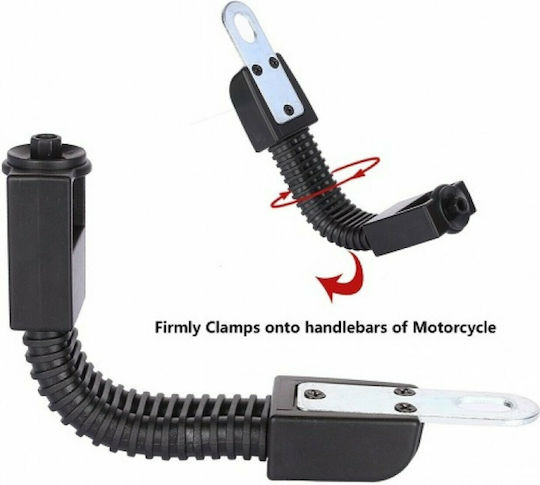 Mount Phone Motorcycle with Adjustable Arm for Mirror
