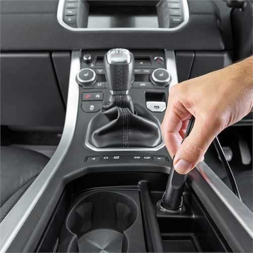 Black & Decker Car Handheld Vacuum Dry Vacuuming with Power 8.8W & Lighter Cable 12V