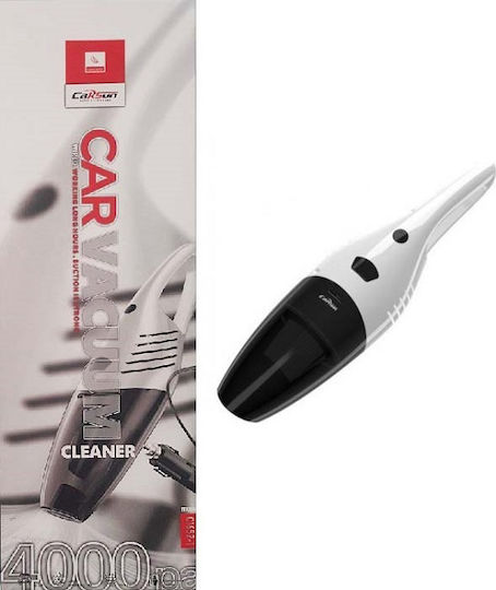 Carsun Wireless Car Handheld Vacuum with Cable Lighter 12V 120W White