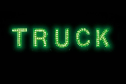 Lampa Spell-It Led 24V/90mm Green D Car LED Sign 24V Green