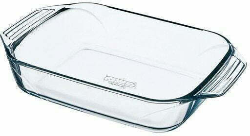 Pyrex Rechteckig Feuerfestes Geschirr Glas 35x23x6cm 1Stück