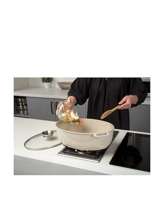 Nava Terrestrial Dutch Oven Oval Ceramic with Glass Lid 38x25cm 1pcs