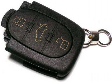 Audi Car Key Shell with 3 Buttons for Audi and Slot for 1 Battery