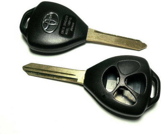 Toyota Car Key Shell with Blade with 3 Buttons for Toyota