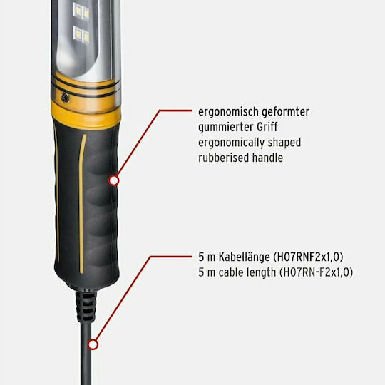 Brennenstuhl Lanterna de lucru cu balast Electrică LED cu luminozitate până la 570lm SMD 5m