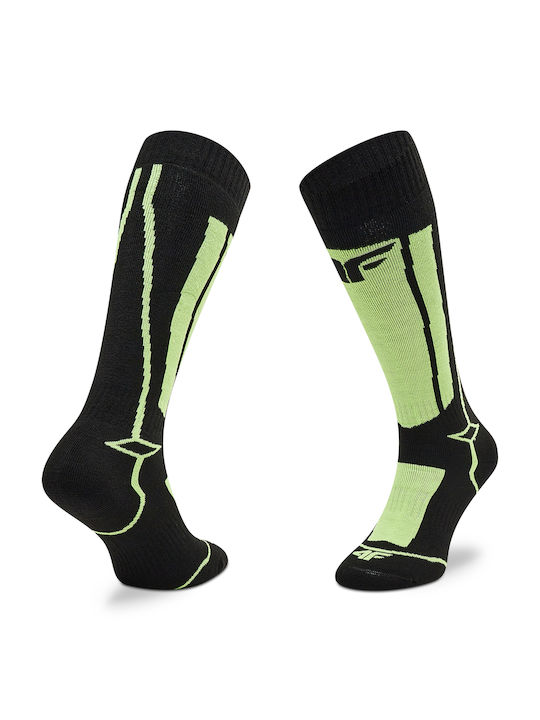 4F Boys Knee-High Sport Socks Black