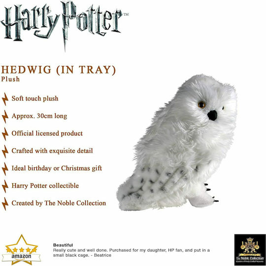 The Noble Collection Λούτρινο Harry Potter Harry Potter Plush Figure Hedwig 23 εκ.