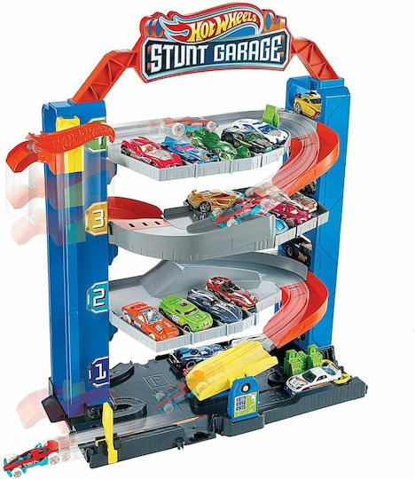 Hot Wheels Stunt Garage Play Set Garage for Ages 4 Plus
