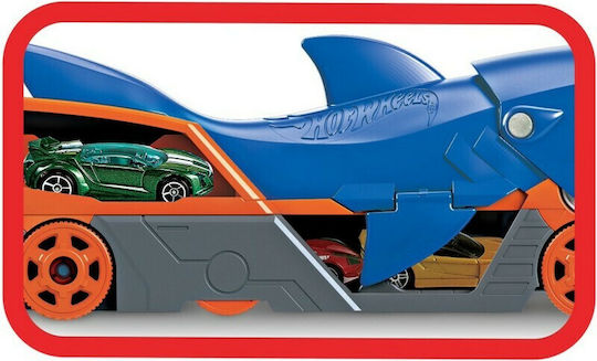 Hot Wheels Shark Chomp Transporter Set with Truck 1:64 for Ages 4+