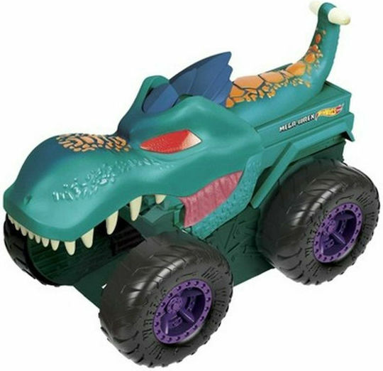Hot Wheels Monster Trucks Количка Car Chompin' Mega-Wrex 1:64 Monster Truck За 3+ Години