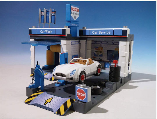 Klein Bosch Car Repair with Car Wash Track for 3+ Years Old
