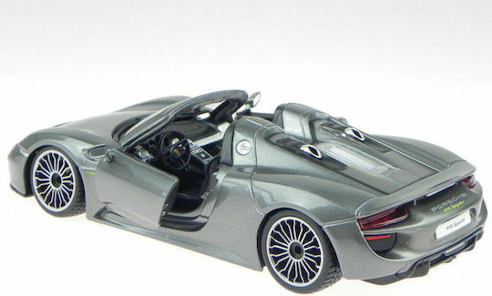 Bburago Porsche 918 Spyder Αυτοκινητάκι Γκρι 1:24 για 3+ Ετών