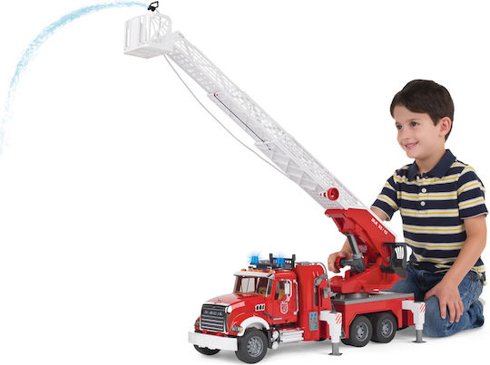 Bruder Mack Granite Fire Engine with Water Pump Φορτηγό 1:16 Πυροσβεστικό για 3+ Ετών