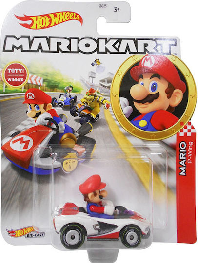 Hot Wheels Mario Kart Car For 3+ Years (Various Designs) 1pc